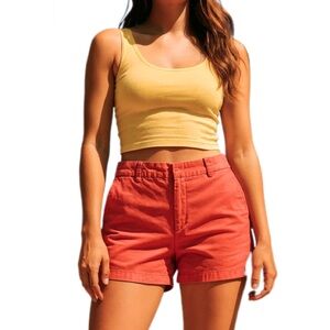 Alice Hope Coral Everyday Chino Shorts Size 12 Cotton Summer Vacation Pockets